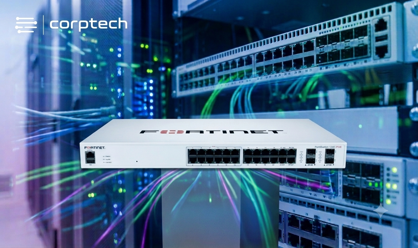 Prečo sme jednému z našich klientov vymenili starý switch za FortiSwitch 124P-POE